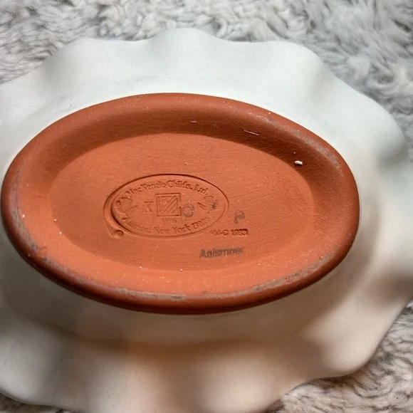 Vintage Mackenzie-Childs Soap Disk/Trinket Tray - Picture 7 of 8